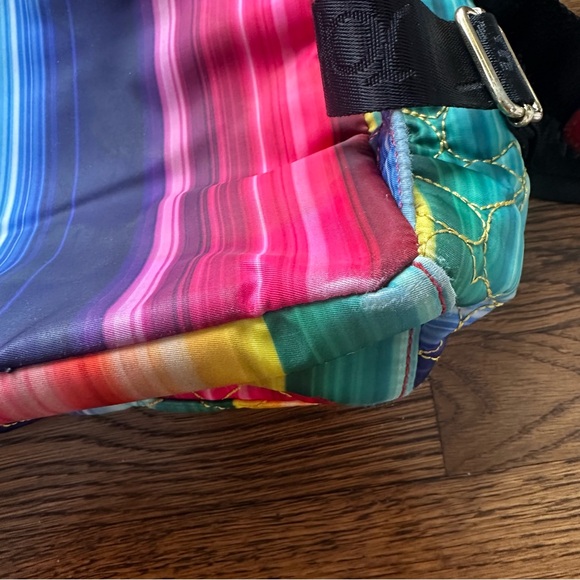 Betsy Johnson rainbow quilted backpack - Picture 9 of 17